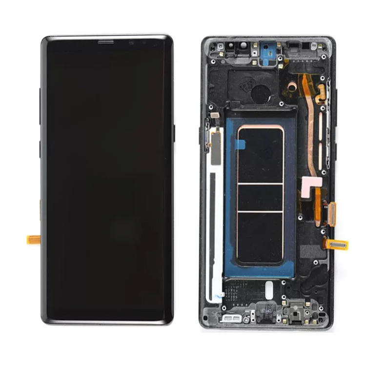 A Samsung Galaxy Note 8 LCD OLED kijelző képernyő digitalizáló szerelvényéhez